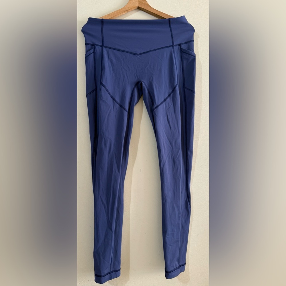 lululemon athletica Deep Blue High-Rise Seam Leggings